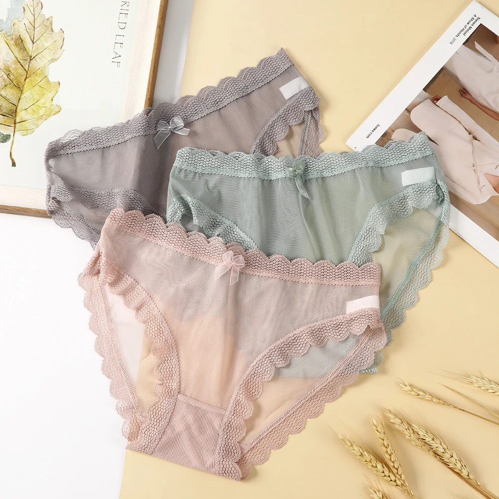 

1 шт., женские кружевные трусы