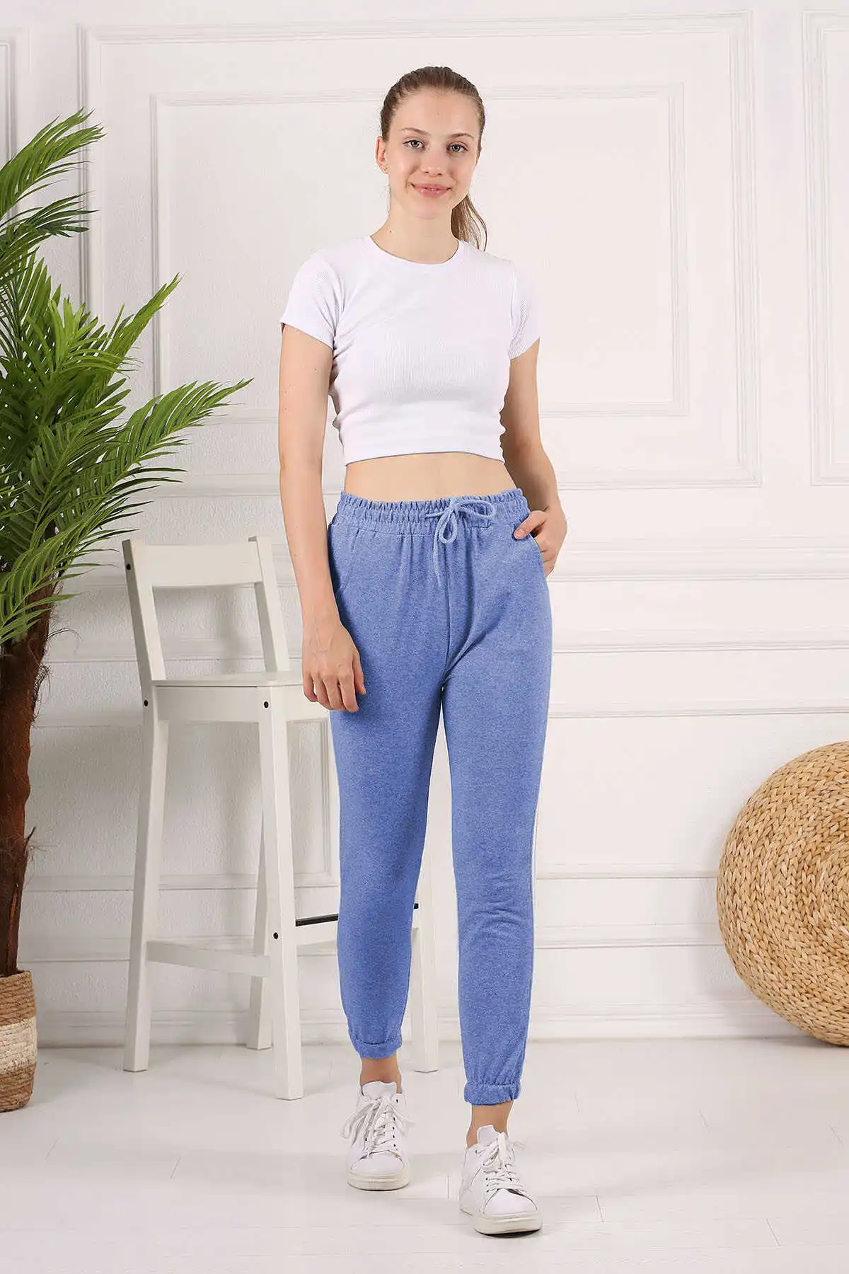 Тренировочные брюки в полоску светильник Blue