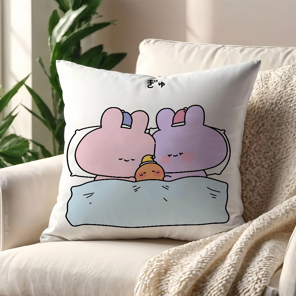 

Cartoon A-Asamimichaans Cute Christmas cushion cover Pillow Cover Home Sofa living Decoration Room Office Car Nordic Simplicity