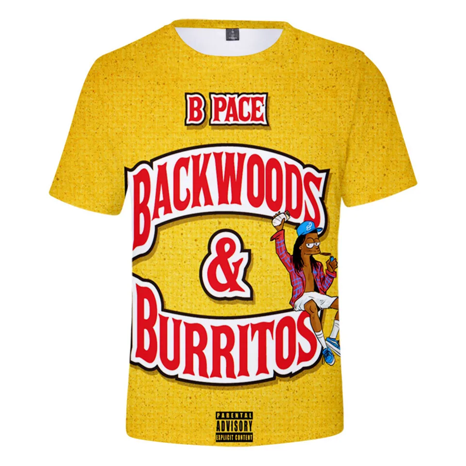 

Backwoods 3d Printed Short-Sleeve Honey Berry Blunts T-Shirt Fashion Hip Hop Top Tees Shirt Funny Men Graphic Oversize Tshirts