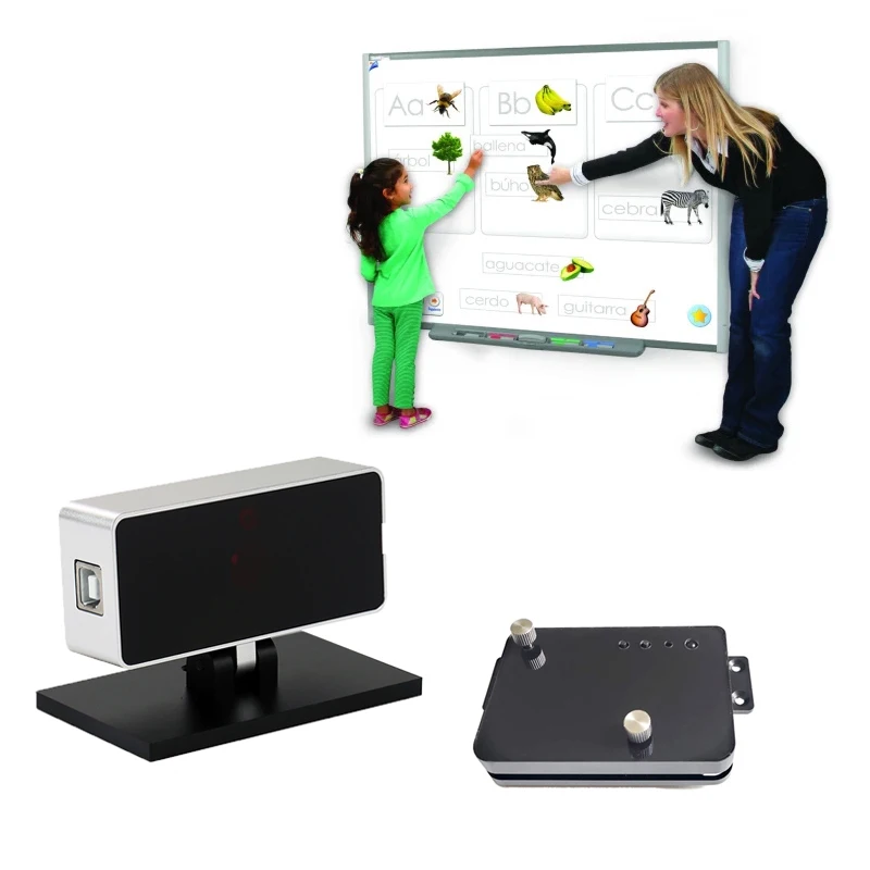 100-Points Finger Touch Portable Whiteboard Auto Calibration Digital Interactive Board Work with Projector and PC Soft System