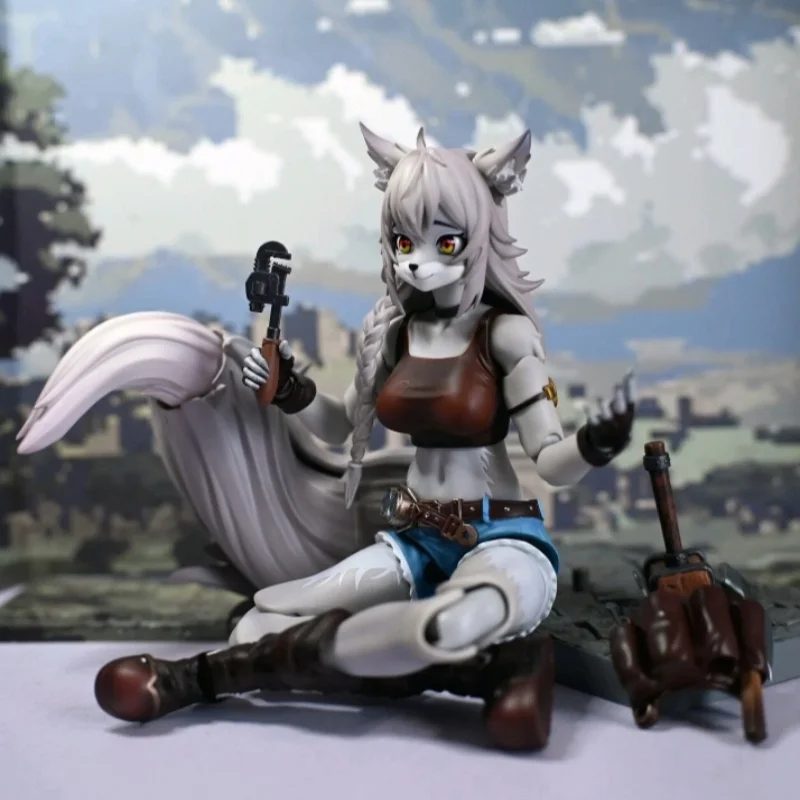 Фото Официальный Lado Toys Era-001 Liya-Alopex Fix Ver. Модель приключений Squad 1/12 Fox Liya, экшн-фигурка, украшение для рабочего стола, игрушки в подарок №5