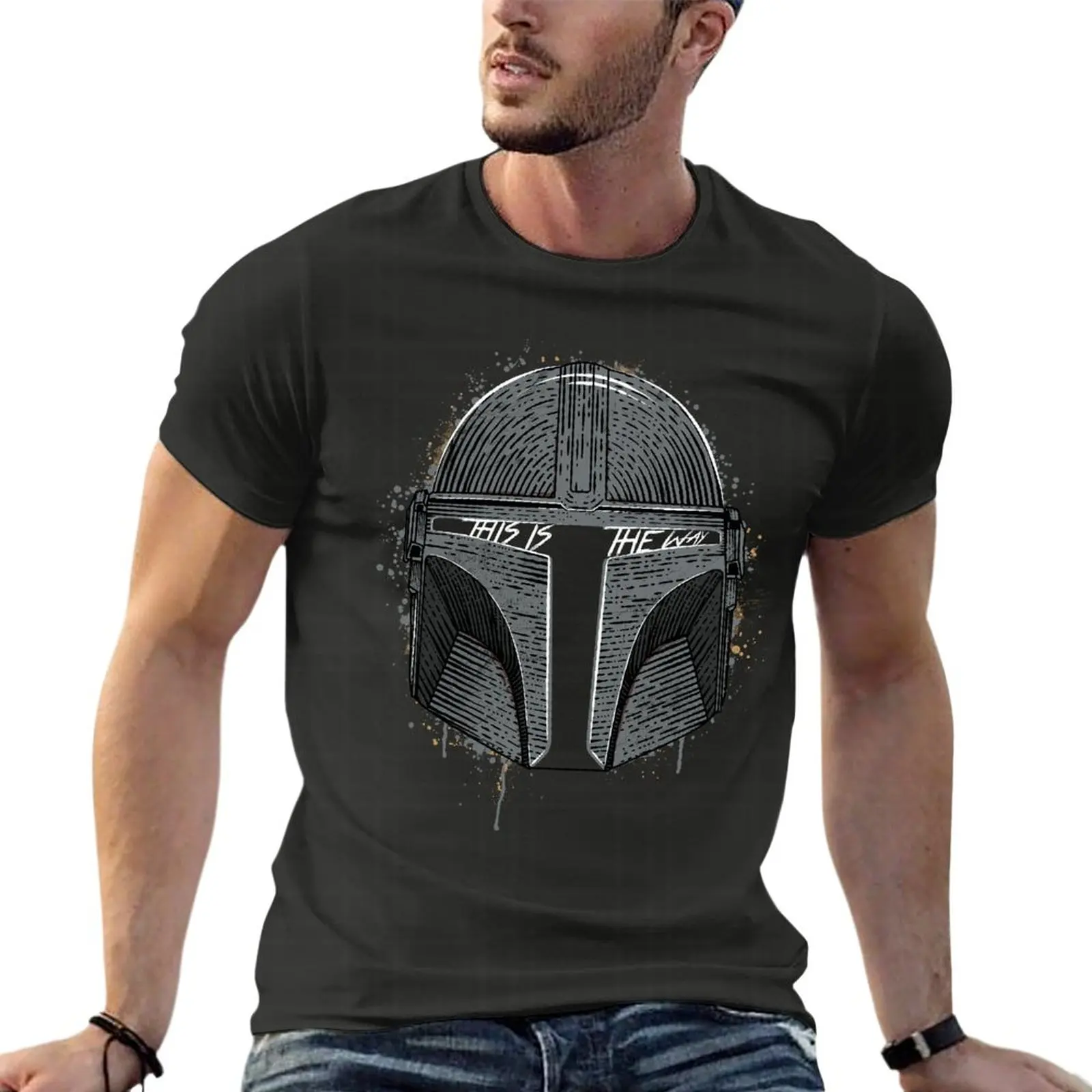

Soft This Is The Way - Boba Fett Oversized T-Shirts Custom Men Clothing 100% Cotton Streetwear Big Size Top Tee