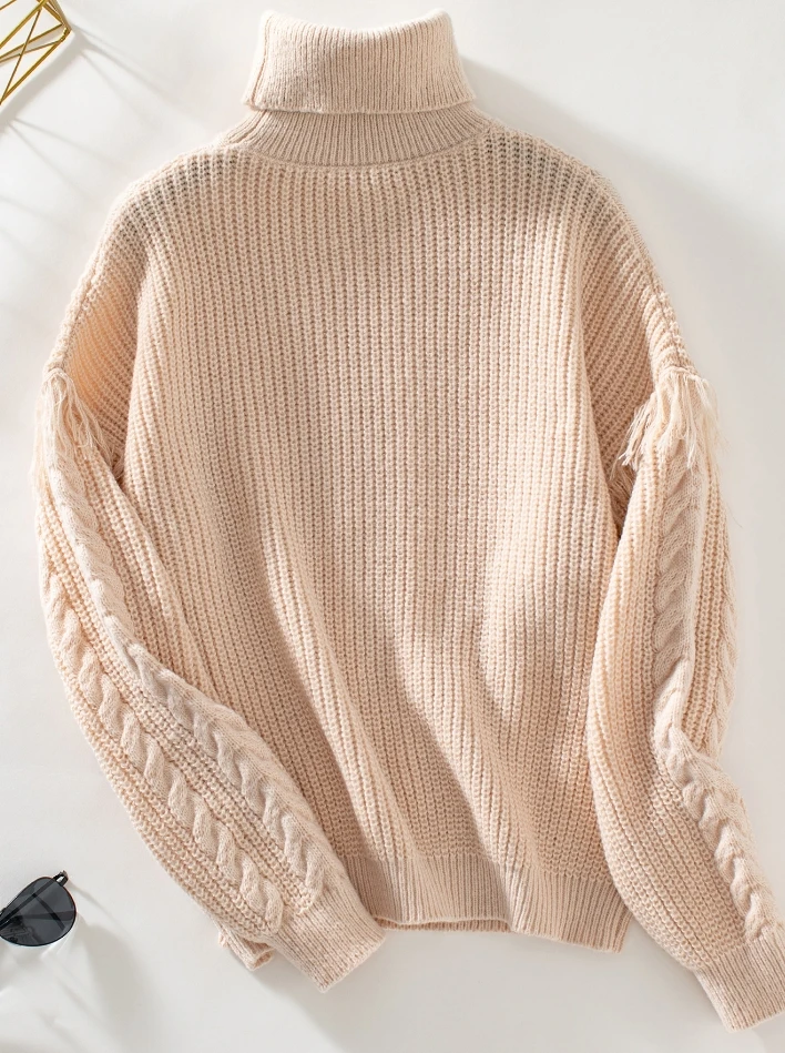 Женские зимние свитера элегантный пуловер свитер в стиле ретро однотонный