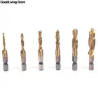 1x HSS 6542 винт, спиральная точка, резьба M3 M4 M5 M6 M8 M10 Металлообработка шестигранный хвостовик, набор метчиков Метрическая вилка ручной кран сверла