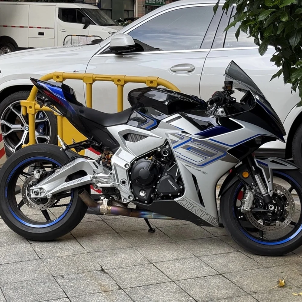 Для Zontes 703RR: Увеличенная декоративная накладка на топливный бак, получехол для бака, модифицированные детали из CNCABS (art.: 3920daffde79b) - 3920daffde79b