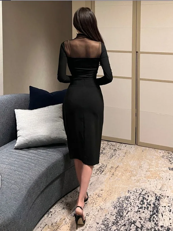 Женский пуловер с длинным рукавом однотонный облегающий вязаный короткий топ