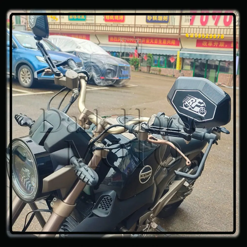 

Motorcycle Rearview Mirror Large Field Of View Super Wide-Angle Modified Reflector FOR ZONTES ZT 125-U1 U1-125 155-U1 U1-155