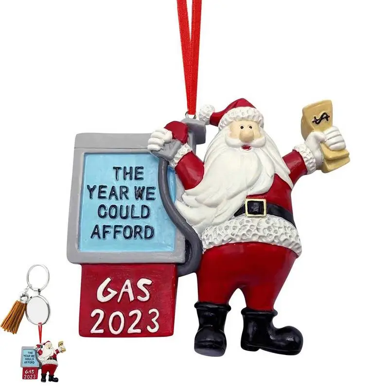 

Украшения из смолы для рождественской елки | Санта-Клаус, год, который мы можем предложить 2023, подвесное украшение | Подвеска Вечерние