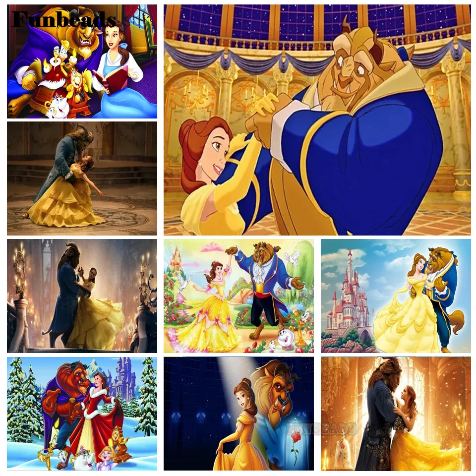 

Картина из страз «Красавица и Чудовище»