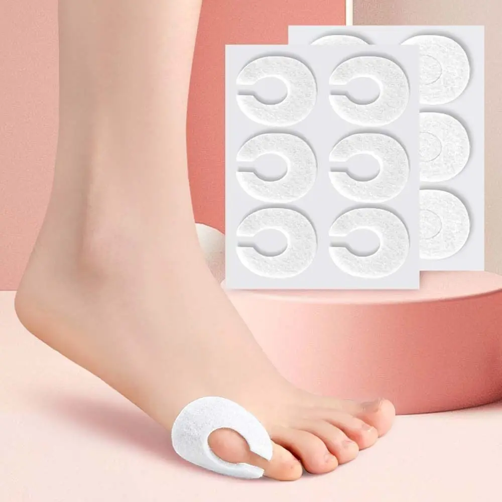 

6Pcs/set Round Toe Foot Corn Bunion Protectors Pads Callus Cushions Felt Prevent Calluses Blisters Anti Wear Chicken Eye Patch