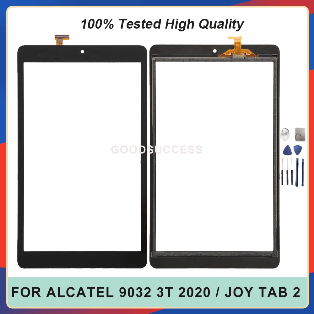 

New For Alcatel 9032 3T 2020 / Joy Tab 2 Tablet Front Touch Screen Panel Glass Repair Digitizer Sensor Free Tools