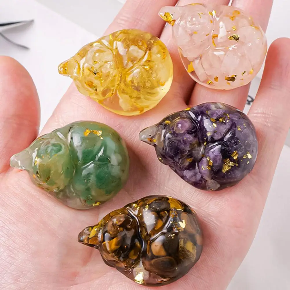 Статуэтка кошки из натурального камня ручная работа