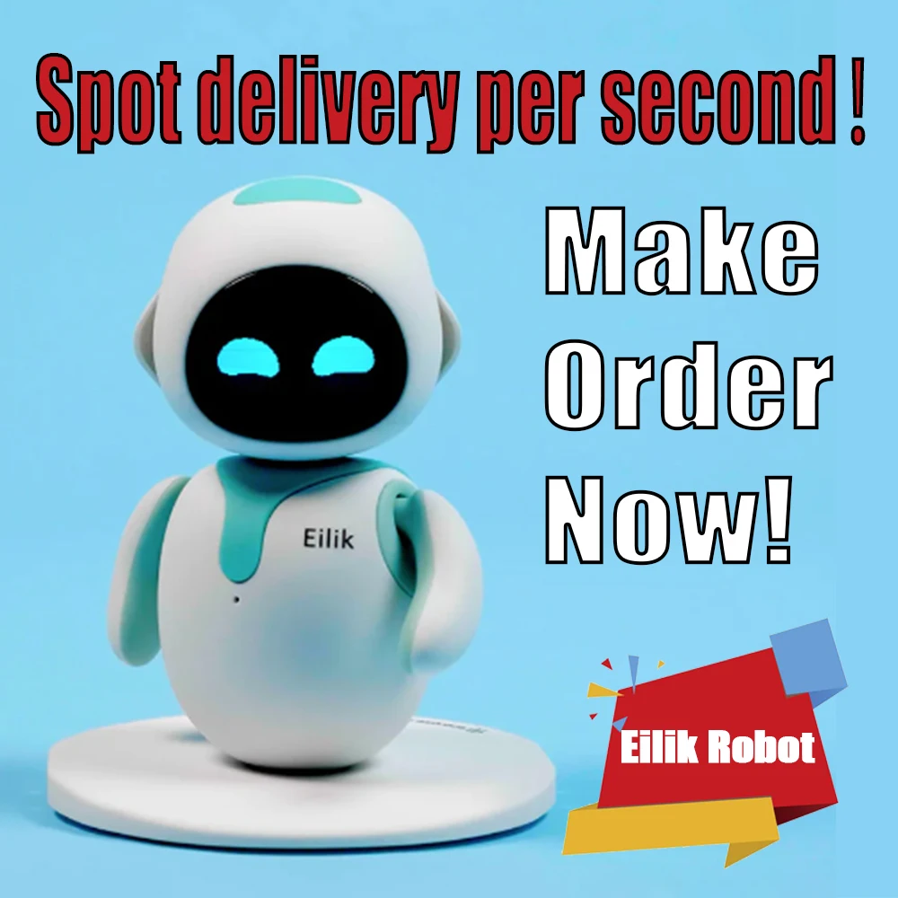 Eilik Robot Toy Intelligent Expression Robot Fany Vector Cozmo Cute Computational Pet or Random 5 Widgets