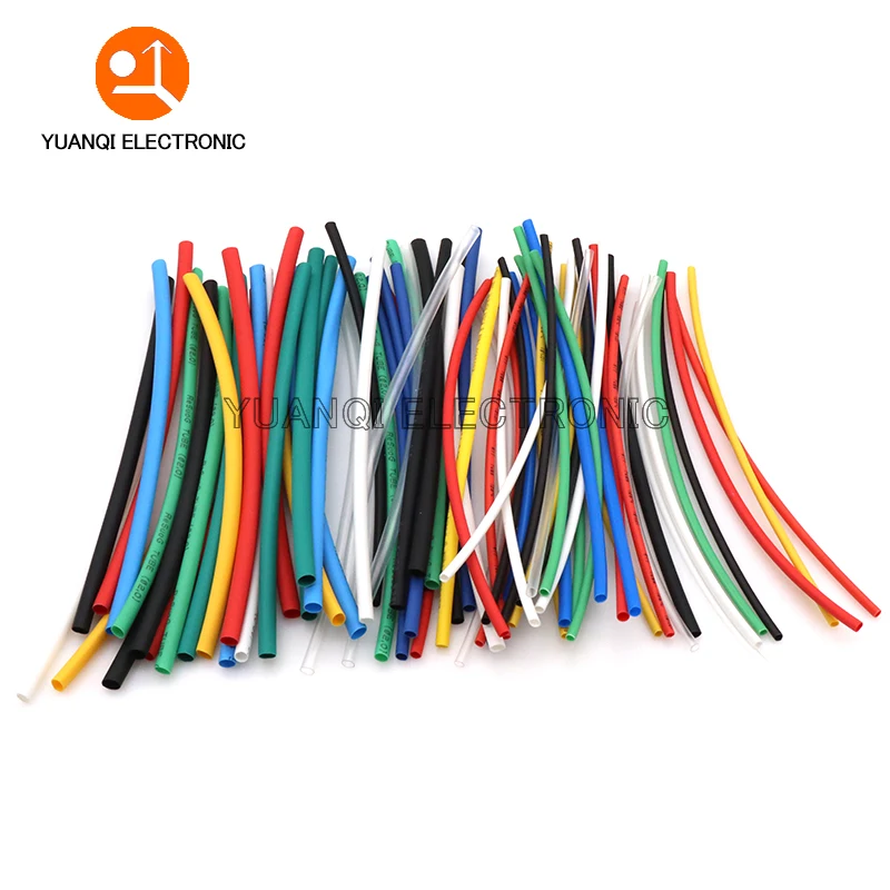 140 шт. полиолефиновые термоусадочные трубки в ассортименте изолированные для