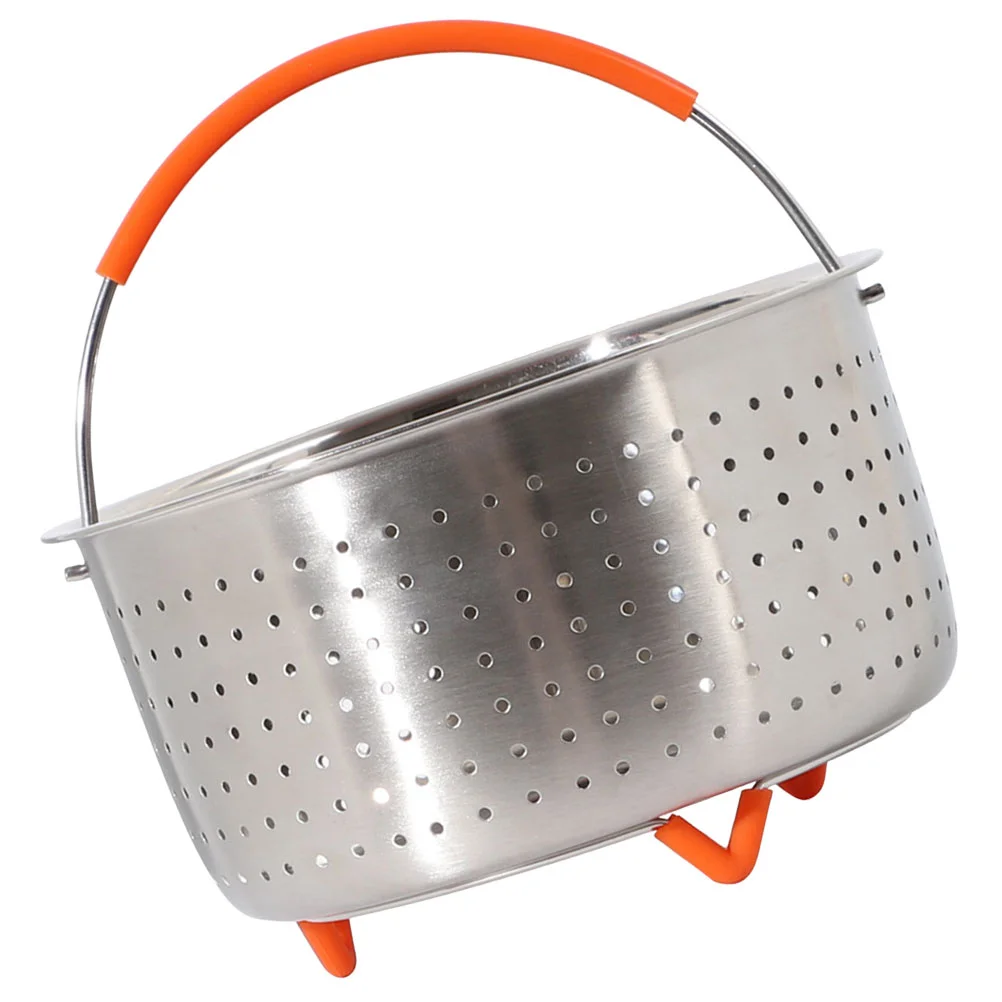 

Steamer Pot Basket Rack Steaming Insert Metal Trivet Stainless Steel Pan Cooker Steam Sum Dim Cookware Round Stand Pressure Soup