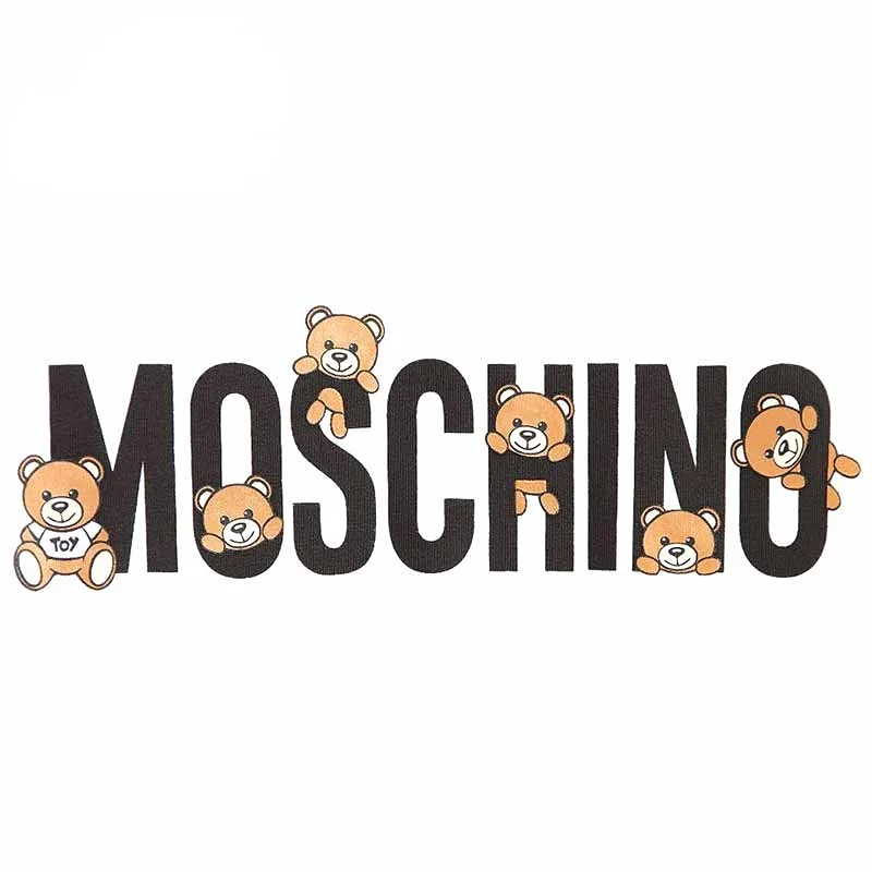 

Наклейки с логотипом «медведь Moschinos», 15 см