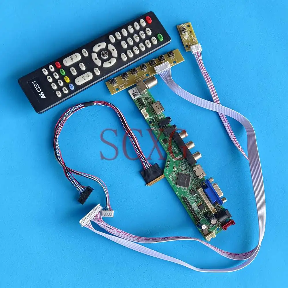 

Светодиодная подсветка, Φ 18,4 "VGA HDMI-совместимый AV USB монитор 1920 1080 40 Pin LVDS аналоговый ТВ-сигнал