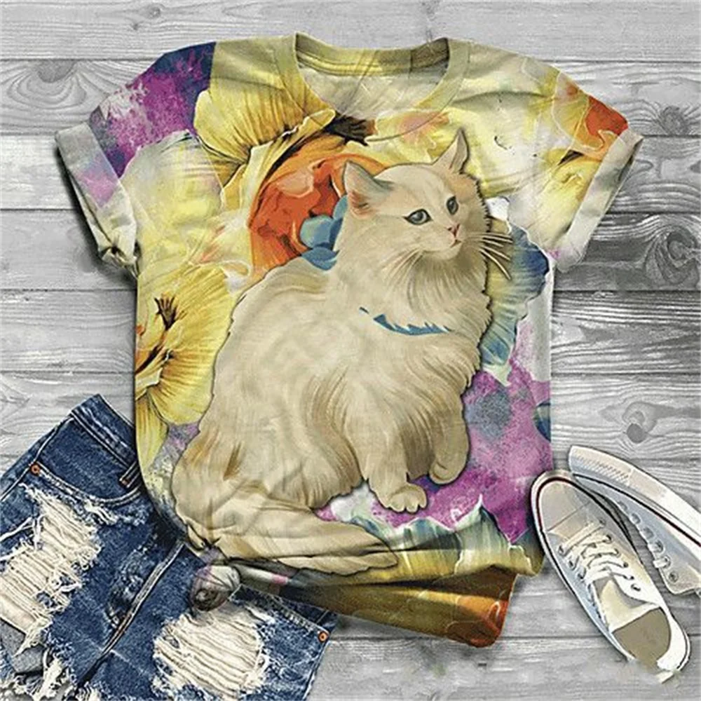 

Женская футболка с коротким рукавом и круглым вырезом, из полиэстера