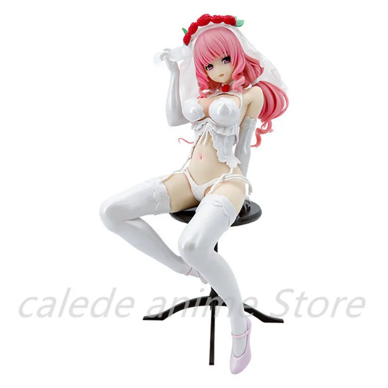 

22cm SkyTube TOMO Anime Figure Shizuku Kamino Wedding Dress 1/6 Action Figure Kamino Shizuku Sexy Girl Figurine Model Doll Gift