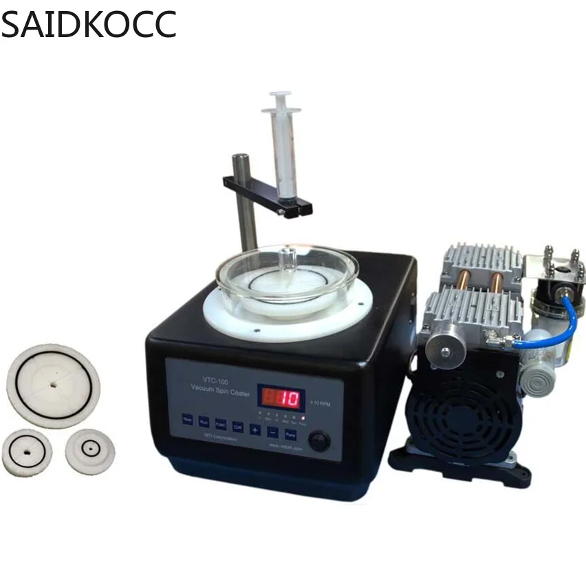 

Contact SAIDKOCC inquiry EXW Price Laboratory Compact Spin Coater Machine with Vacuum Chucks Spin Coating