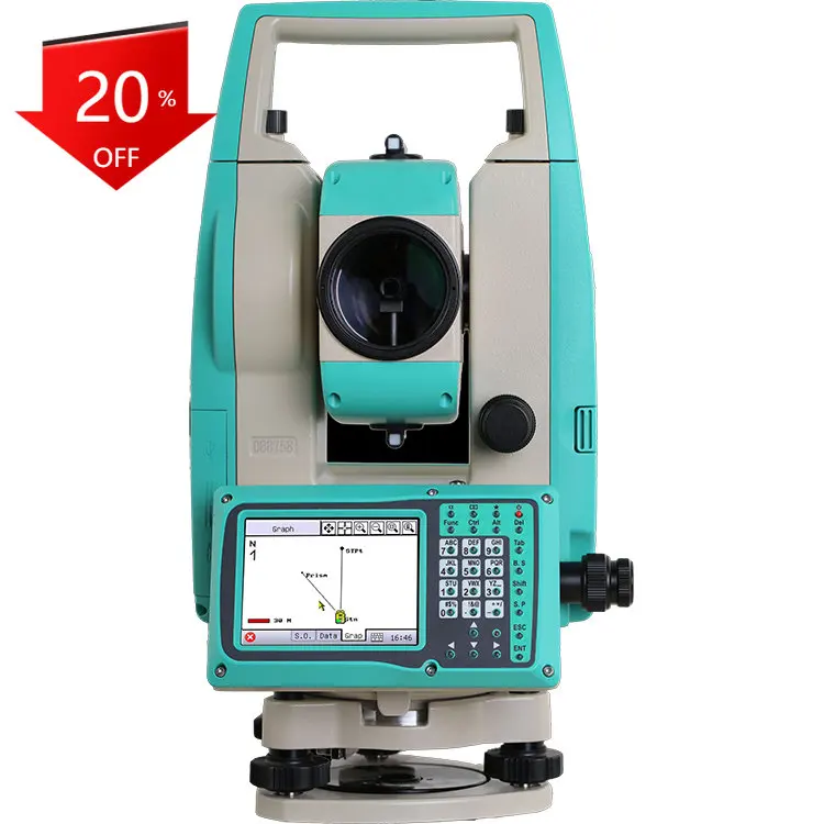 

High Precision Reflectorless 1000m Total Station Ruide RIS Model With Color Touching Screen Total Station