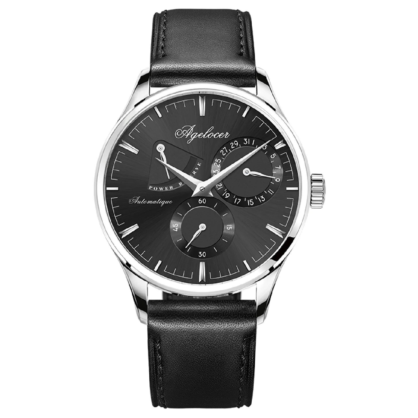 

Agelocer Luxury Sapphire Men Mechanical Watches Dress Roman Automatic Watch Male Auto Date Wristwatch Relojes Hombre 4102A1