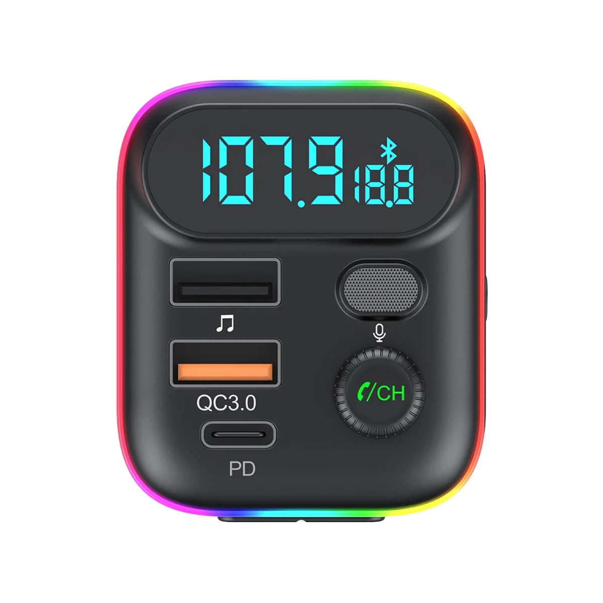 Автомобильный Bluetooth MP3-плеер T70 FM-передатчик универсальное зарядное устройство USB