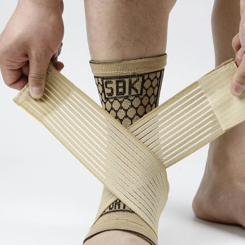

1 PCS Protective Football Ankle Support Basketball Ankle Brace Compression Nylon Strap Belt Ankle Protector