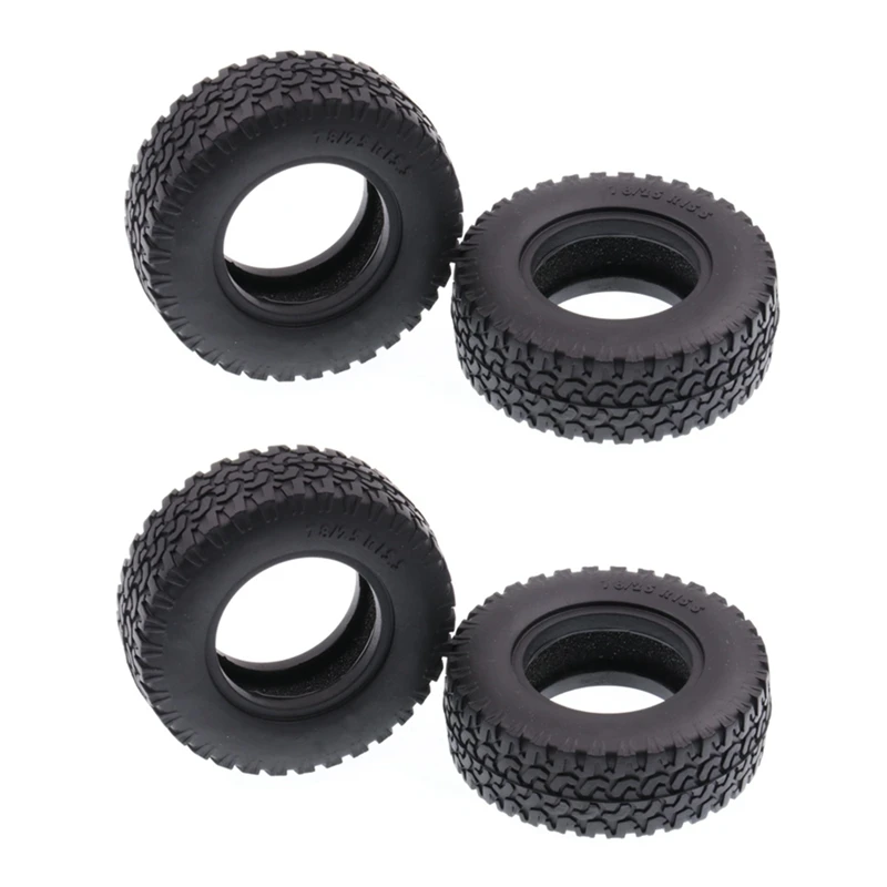 

4PCS 1.55 Inch Rubber Tires For 1/14 Rm8 Baja RC Rock Crawler Remote Control Car Tyres