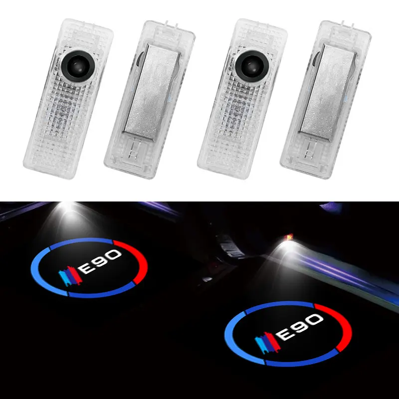 

For BMW 3 Series E90 LED Logo Practical Car Door Light Ghost Shadow Lamp Car Door Welcome Lamp Laser Projector Light