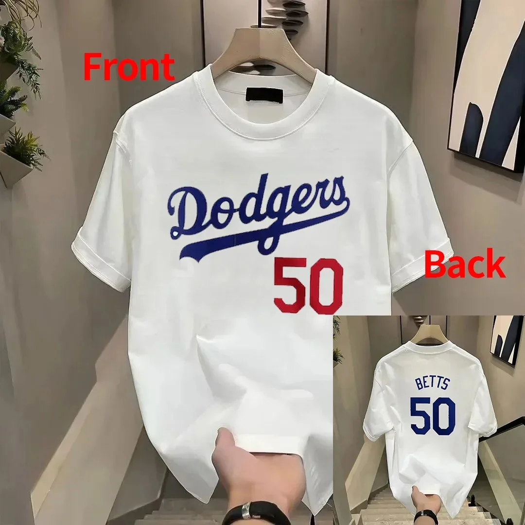 Футболка Бейсбольной Команды Los Angeles Dodgers Number 17 2024 Горячая Распродажа
