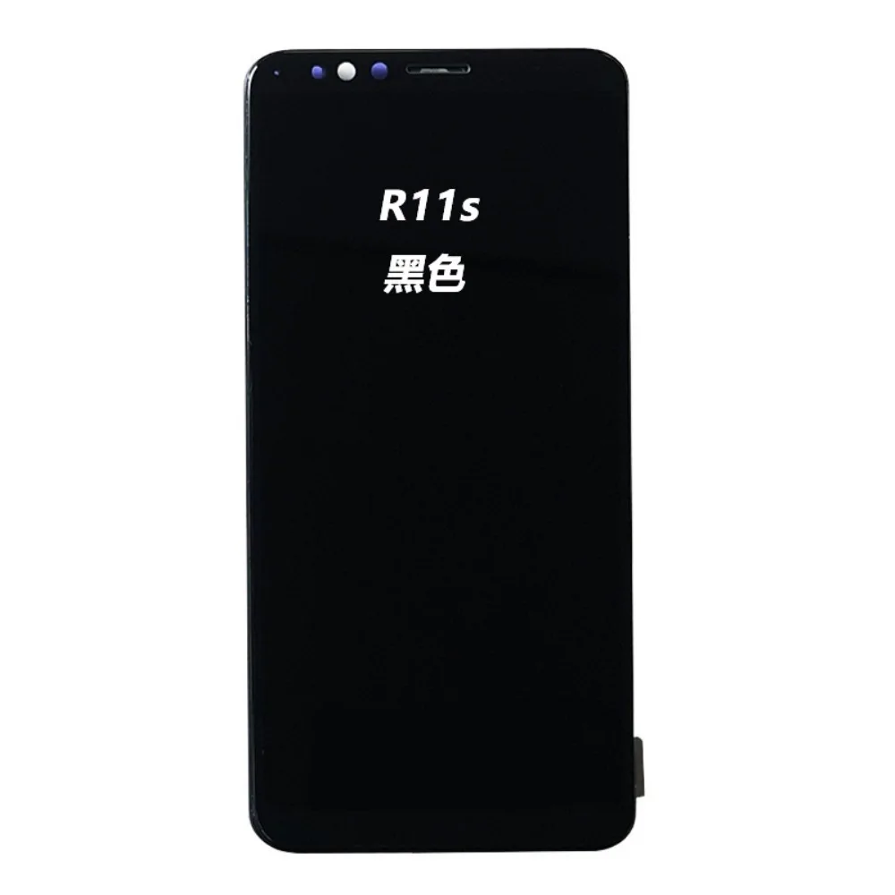suitable for black and white oppo r11s mobile phone screen assembly lcd touch original display inside and outside integrated free global shipping