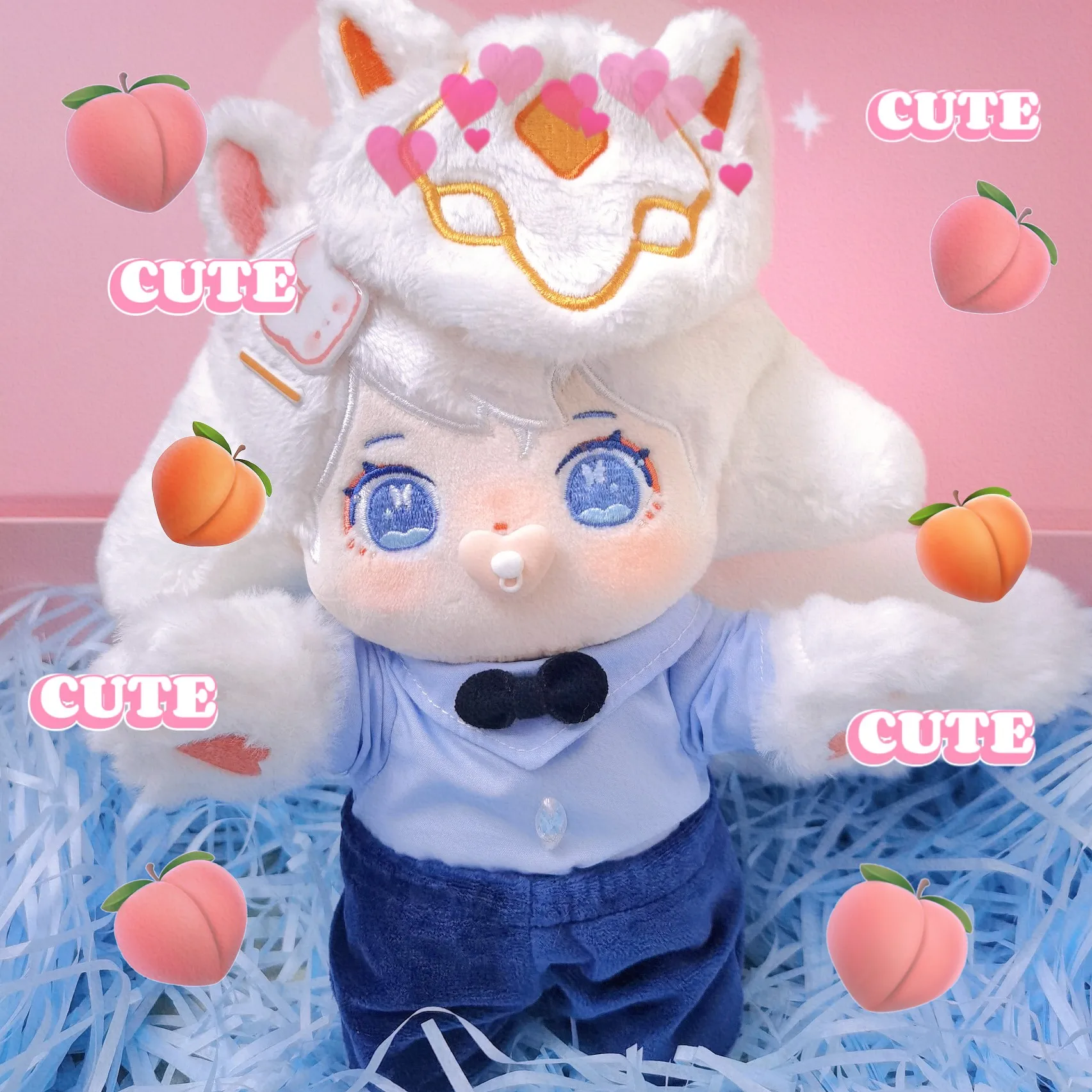 

Anime Sky：Children of the Light Daleth Mushroom 20cm Plush Doll Pillow Cute Change Clothing Toys Cartoon Plushie Xmas Gift 20cm