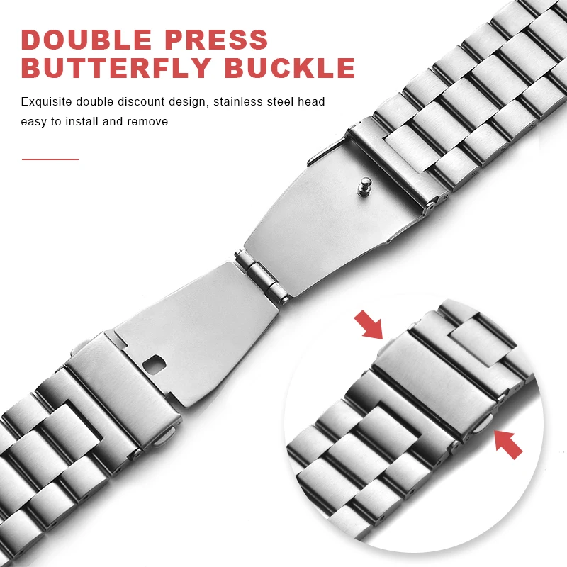 For Apple Watch Small waist Stainless Steel Bracelet Strap Series7 6 5 4 3 2 Band Strap 40mm 44mm 42mm  for iWatch Band 4 3 38mm