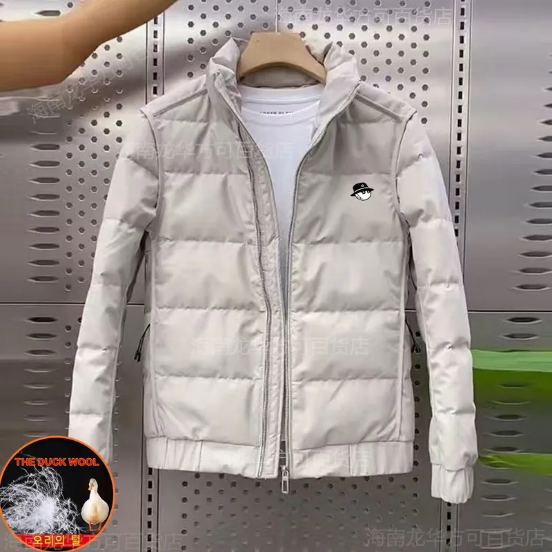 

2022 Men's golf jacket Winter Korean white down jacket Luxury windproof golf high-quality down jacket Men's sports down jacket