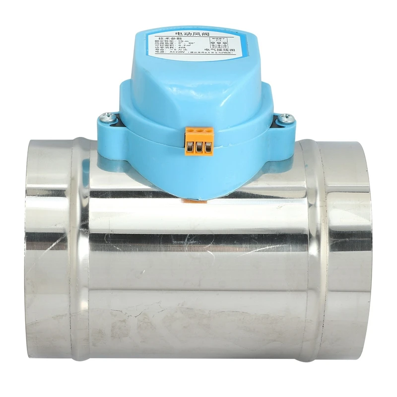 

2X 4 Inch 220V 100Mm Stainless Steel Solenoid Valve Stainless Steel Air Valve Air Volume Control Electric Air Valve