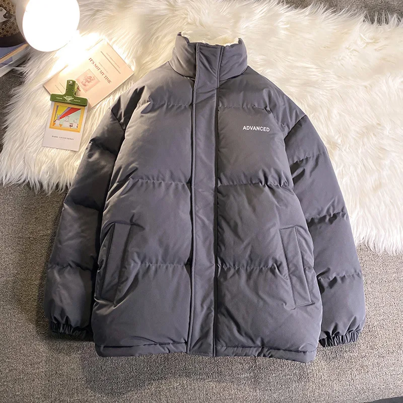 Cotton Coat Women's Winter Jacket Solid Color Warm Parkas Korean Fashion Female Fleece Thicken Winter Jackets Loose Coats