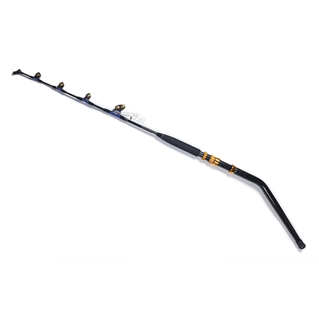 

JETSHARK Wholesale alu bent butt PAC BAY roller guide 30LBS 50LBS 80LBS 130LBS boat rods Jigging sea fishing rod