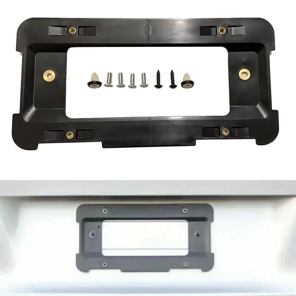 

Direct Replacement Rear License Number Plate Mount Frame Tag Holder Bumper Bracket Kit For BMW Rear License Rea Bumper Tag Frame