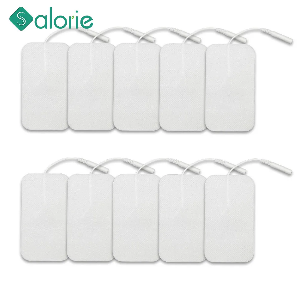 

9x5cm Tens Pads Reusable Non-woven Self Adhesive Replacement Reusable Electrode Pad for Muscle Stimulator Tens Massager Pads