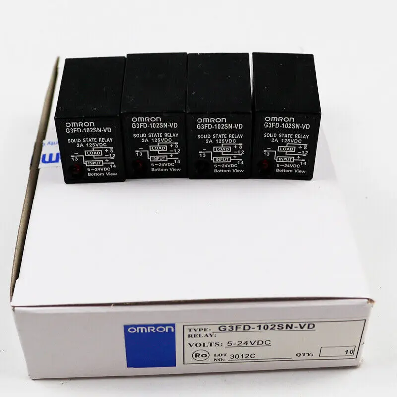 Совершенно новое стандартное твердотельное реле 5-24 В миниатюрное 10 в коробке