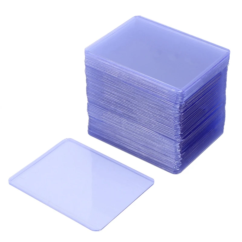 

Card Sleeves Hard Plastic Card Sleeves For Baseball Card Protective Card Holder For Trading Cards 3 X 4 Inch