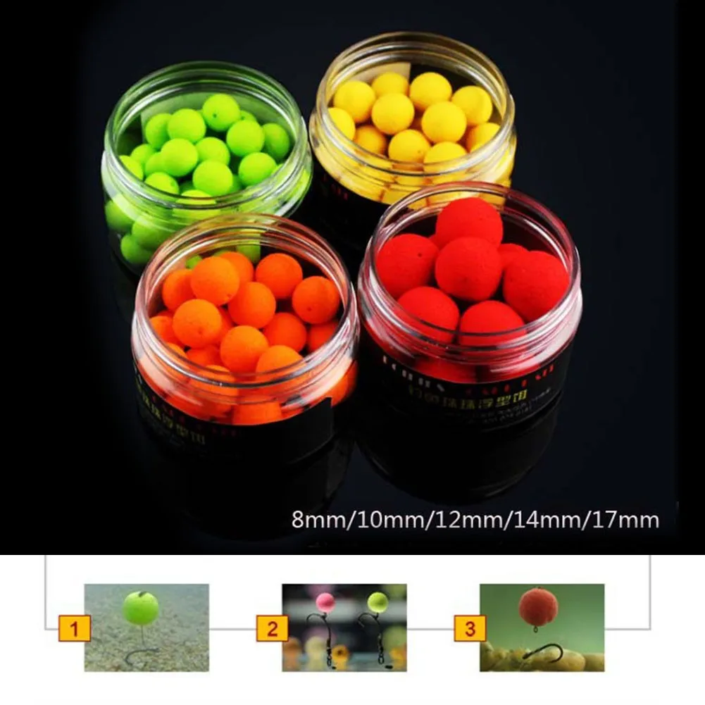 

1 Bottle Fishing Hook Bait Boilies Boilies Ball Beads Carp EVA Fishing Floating Accessories Lures Practical Rig