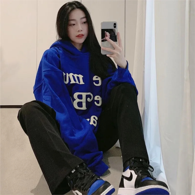 

Мужской свитшот с капюшоном и длинным рукавом, в стиле хип-хоп