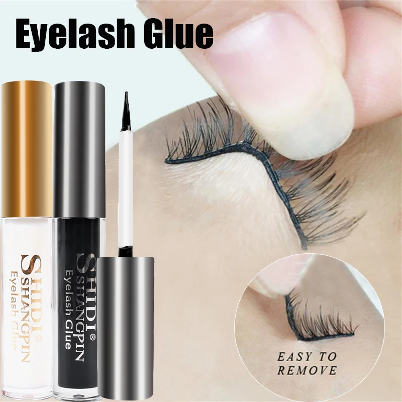 Three Scouts 5ml Eyelash Glue Waterproof Quick Dry Adhesive False Lash Glue Clear Black Makeup Fake Eyelashes Extension Glues Co