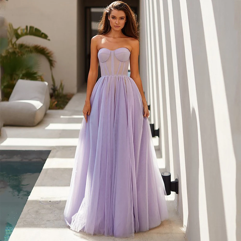 

Винтажное Тюлевое платье без рукавов, ТРАПЕЦИЕВИДНОЕ вечернее платье для выпускного вечера, женское платье для особых случаев, платья для торжества, 2023