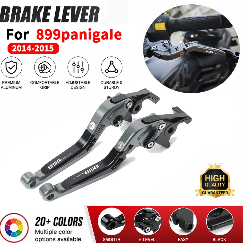 Фото Для DUCATI Panigale 899 Panigale899 2014-2015 Складные рычаги сцепления и тормоза Аксессуары для мотоциклов Регулируемые выдвижные ручки №1