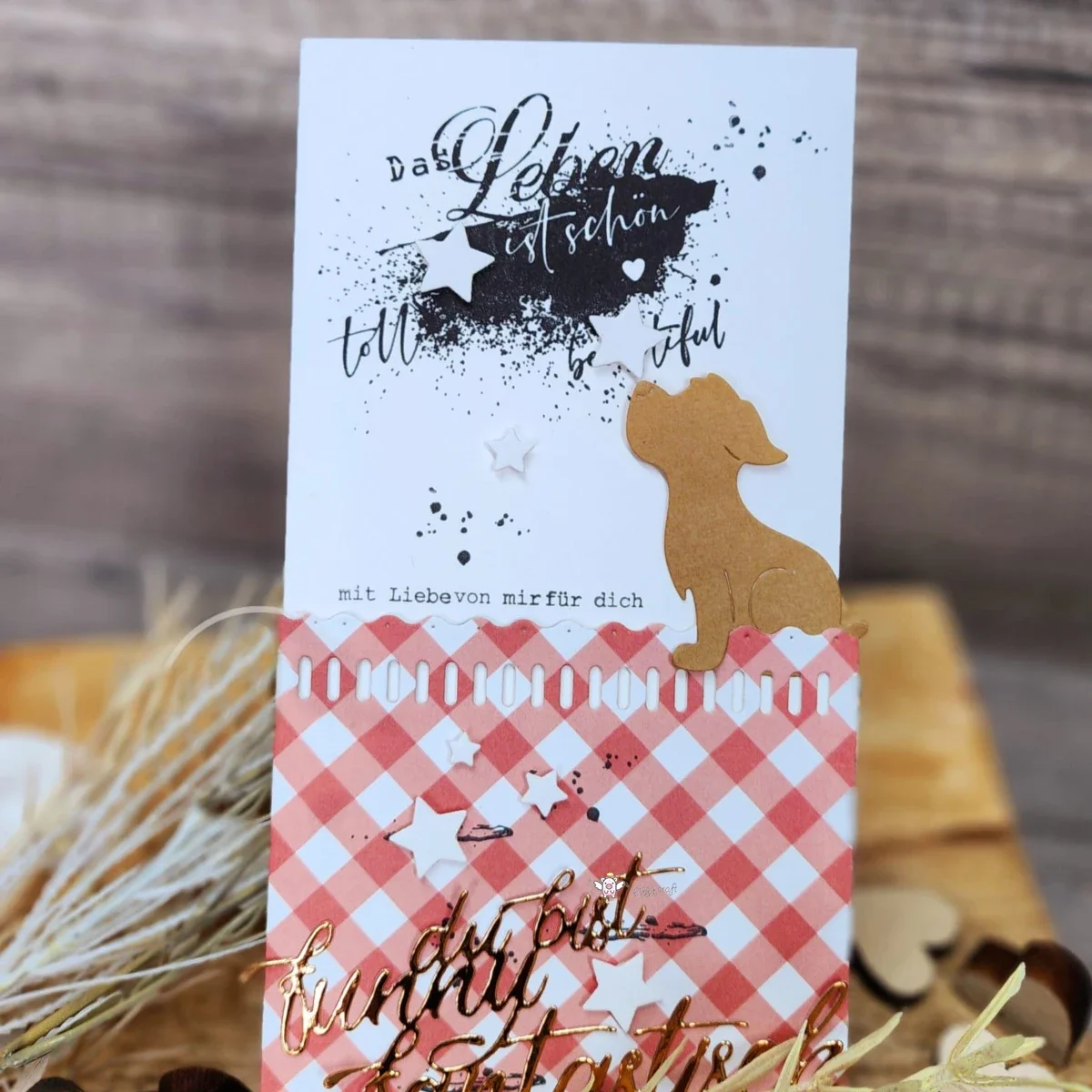 Piggy Craft металлические штампы для резки пресс-форма украшения собаки скрапбук нож