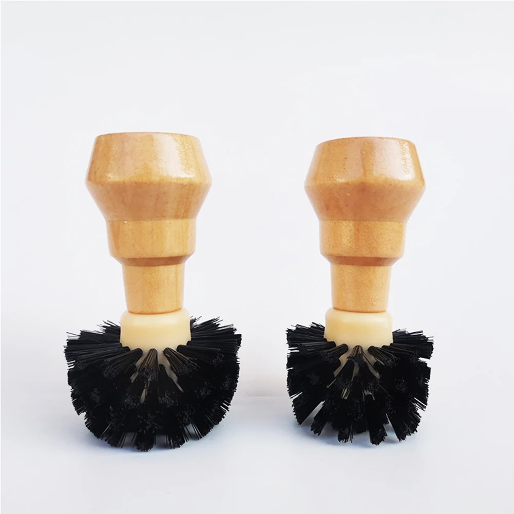 

51/58mm Coffee Grinder Cleaning Brush Solid Wood Handle Coffee Machine Powder Dusting Cleaning Brush Home Kitchen Accessories